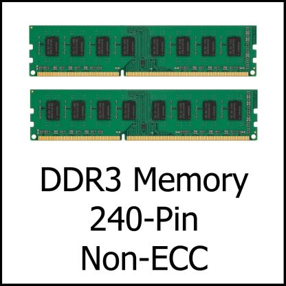 DDR3 Non-ECC 2 x 4GB Generic Memory PC3-10600