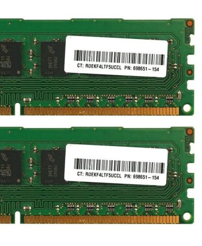 16GB (2 x 8GB) Samsung HP 698651-154 PC3-12800U DDR3 Non-ECC Computer Memory