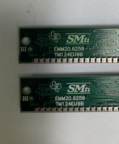 2MB Kit (2 x 1MB) SMti / Texas Instruments TM124EU9B 30-Pin 3-Chip EDO Memory Modules