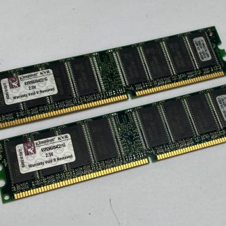 2GB Kit (2 x 1GB) Kingston KVR266X64C2/1G PC2100 266MHz DDR1 Non-ECC Computer Memory RAM Modules