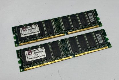 2GB Kit (2 x 1GB) Kingston KVR266X64C2/1G PC2100 266MHz DDR1 Non-ECC Computer Memory RAM Modules