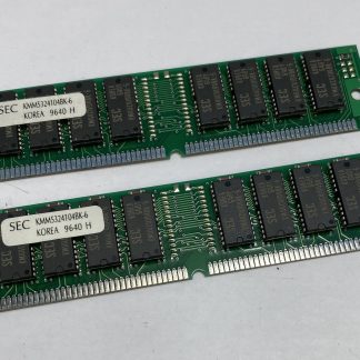 32MB Kit (2 x 16MB) SEC KMM5324104BK-6 60ns 72-Pin Tin 8-Chip Single Sided Non-Parity Memory Modules