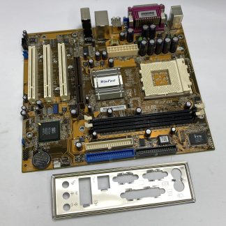 Winfast 741M01C-G-6L Socket 462 / Socket A AMD Motherboard / System Board complete with Back Plate