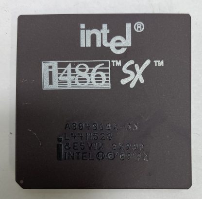 Intel i486 SX SX902 A80486SX-33 33MHz 5V Vintage CPGA Gold Ceramic Processor CPU (Intel 80486)