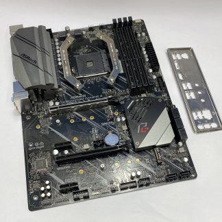 ASRock X570 Phantom Gaming 4 Rev. 1.05 Socket AM4 DDR4 AMD Motherboard complete with Back Plate