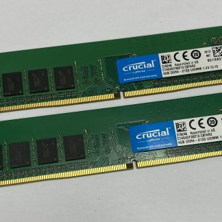 8GB (2 x 4GB) Crucial CT4G4DFS8213.C8FAR2 PC4-17000 1Rx8 DDR4 288-Pin Non-ECC Computer Memory Modules