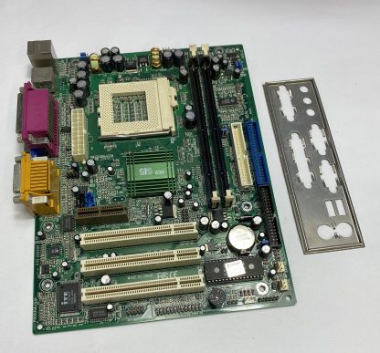 SIS 630 (P6S630E/S3L) Socket 370 Motherboard / System Board with 3 x PCI, 1 x AGP Slots and Backplate