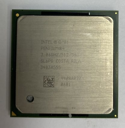 Intel Pentium 4 SL6PG 3.067GHz 512KB Cache 533MHz Socket 478 (mPGA478B) Processor Northwood Core