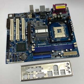 ASRock P4i65G REV. G/A 1.01 Intel Socket 478 (LGA478) DDR1 Motherboard complete with Backplate