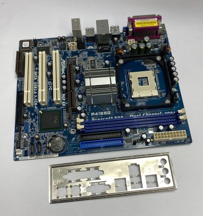 ASRock P4i65G REV. G/A 1.01 Intel Socket 478 (LGA478) DDR1 Motherboard complete with Backplate