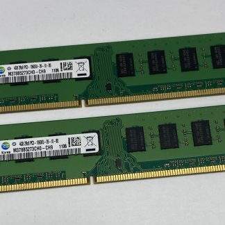 8GB Kit (2 x 4GB) Samsung M378B5273CH0-CH9 PC3-10600U 1333MHz DDR3 Non-ECC Computer Memory RAM