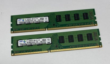 8GB Kit (2 x 4GB) Samsung M378B5273CH0-CH9 PC3-10600U 1333MHz DDR3 Non-ECC Computer Memory RAM