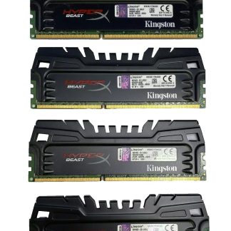 32GB (4 x 8GB) Kingston HyperX Beast KHX24C11T3K4/32X PC4-19200 2400MHz Non-ECC Computer Memory RAM